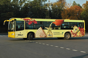 реклама на транспорте в СПб