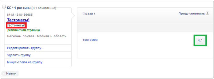 анализ релевантности текста